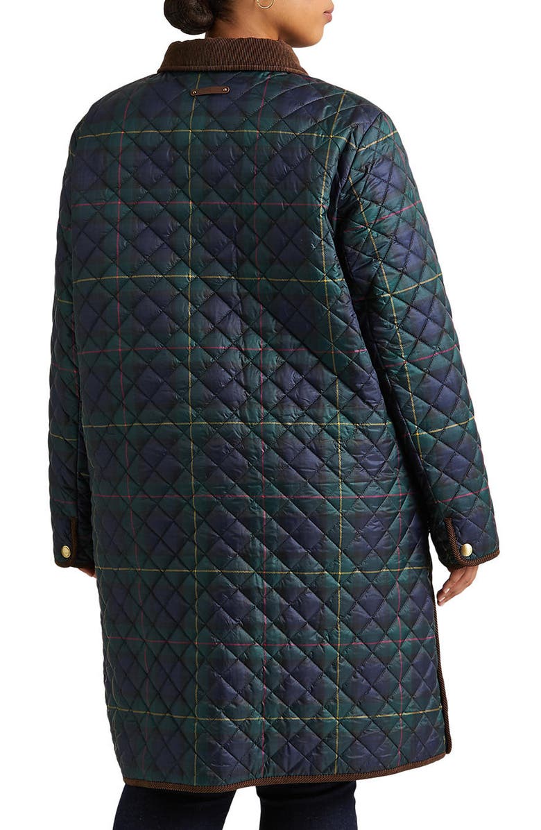 Lauren Ralph Lauren Plaid Quilted Jacket, Alternate, color,