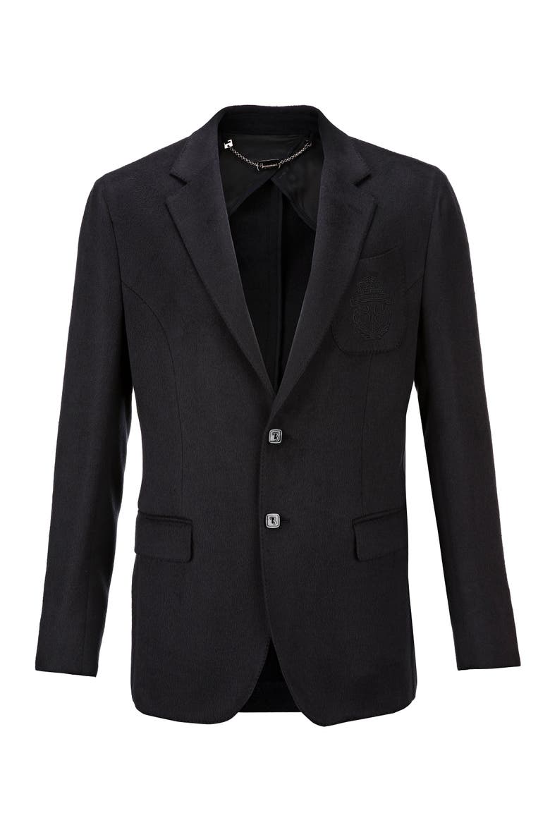 Blazer Crest Men, Main, color, black