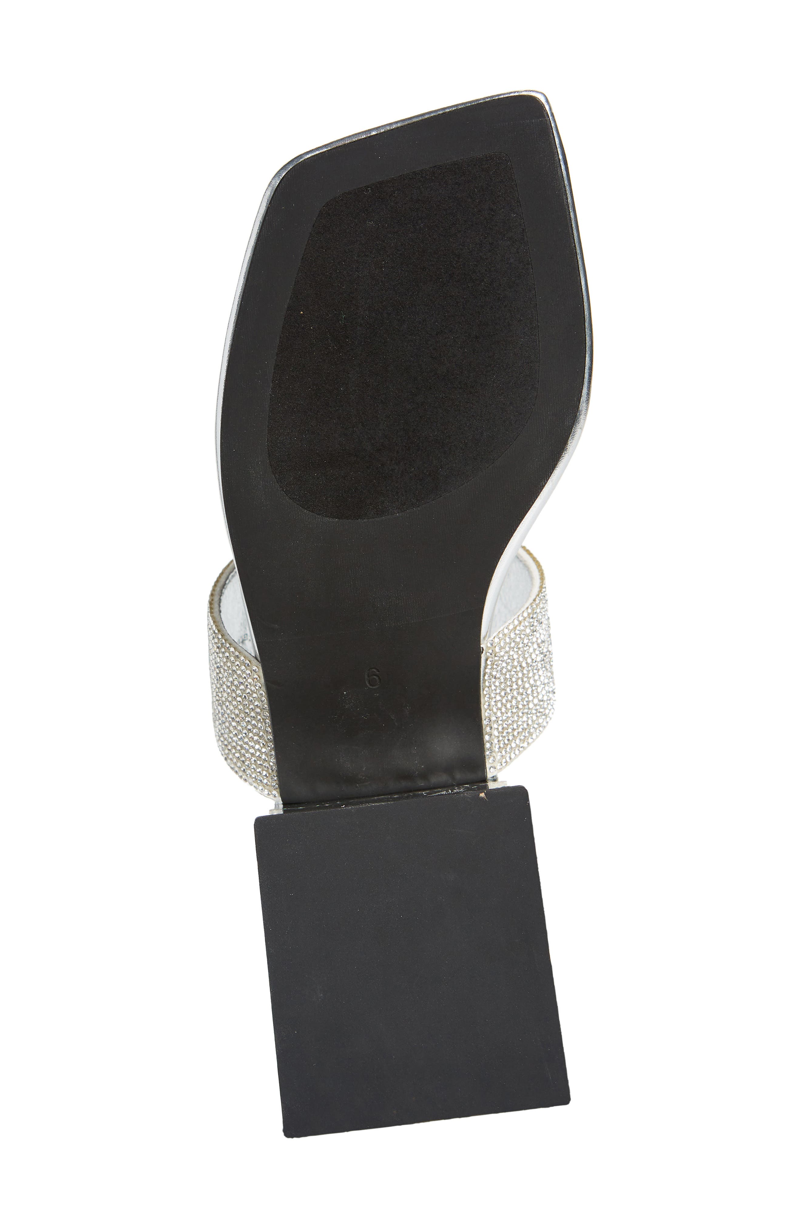 Alise Embellished Sandal, Alternate, color, SILVER