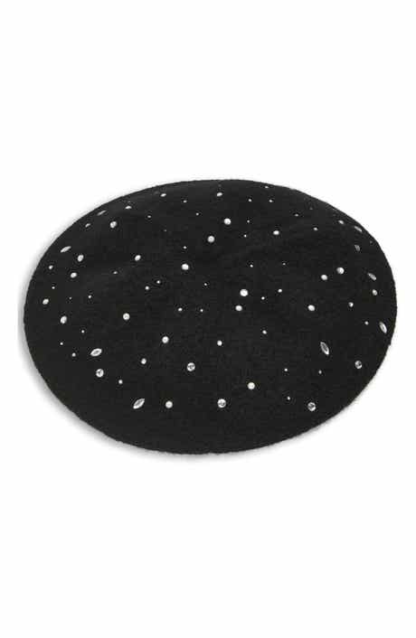 KARL LAGERFELD PARIS Scattered Crystal Beret