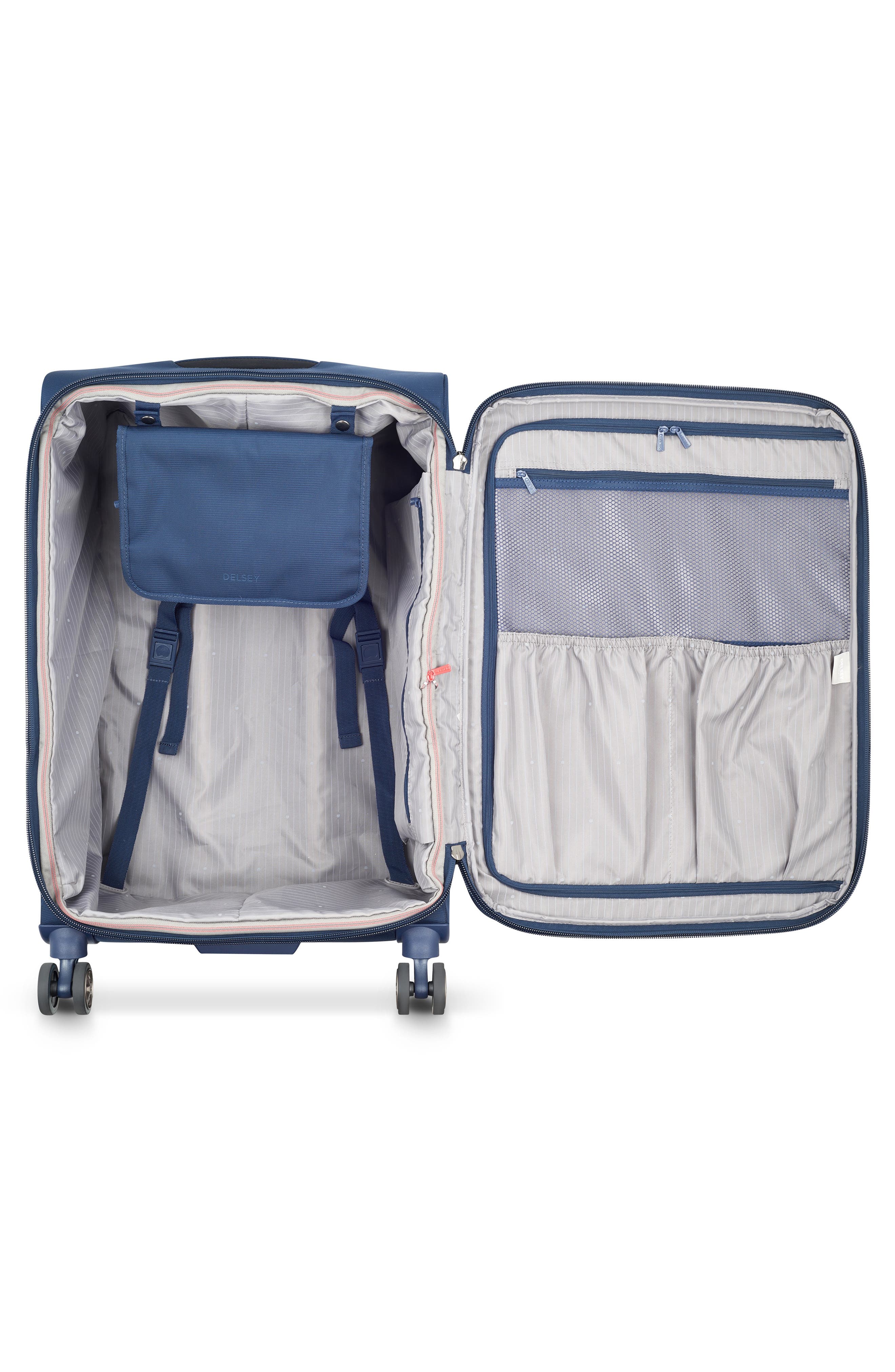 DELSEY Helium DLX 25-Inch Softside Spinner Luggage, Alternate, color, Navy