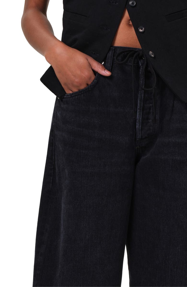 Citizens of Humanity Brynn Drawstring High Waist Wide Leg Jeans, Alternate, color,