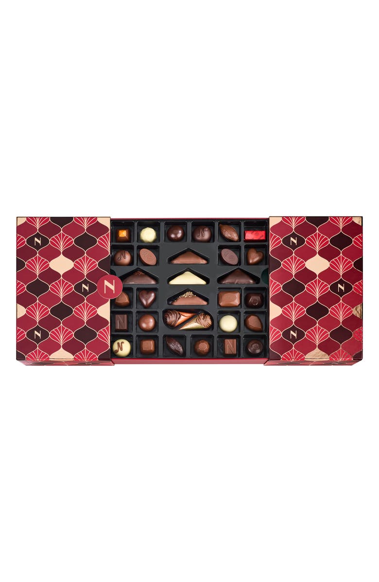 NEUHAUS Large Assorted 62-Piece Festive Sharing Box, Main, color, Red