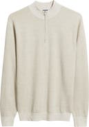 Peter Millar Crown Crafted Barlow Merino Wool Blend Quarter Zip Sweater