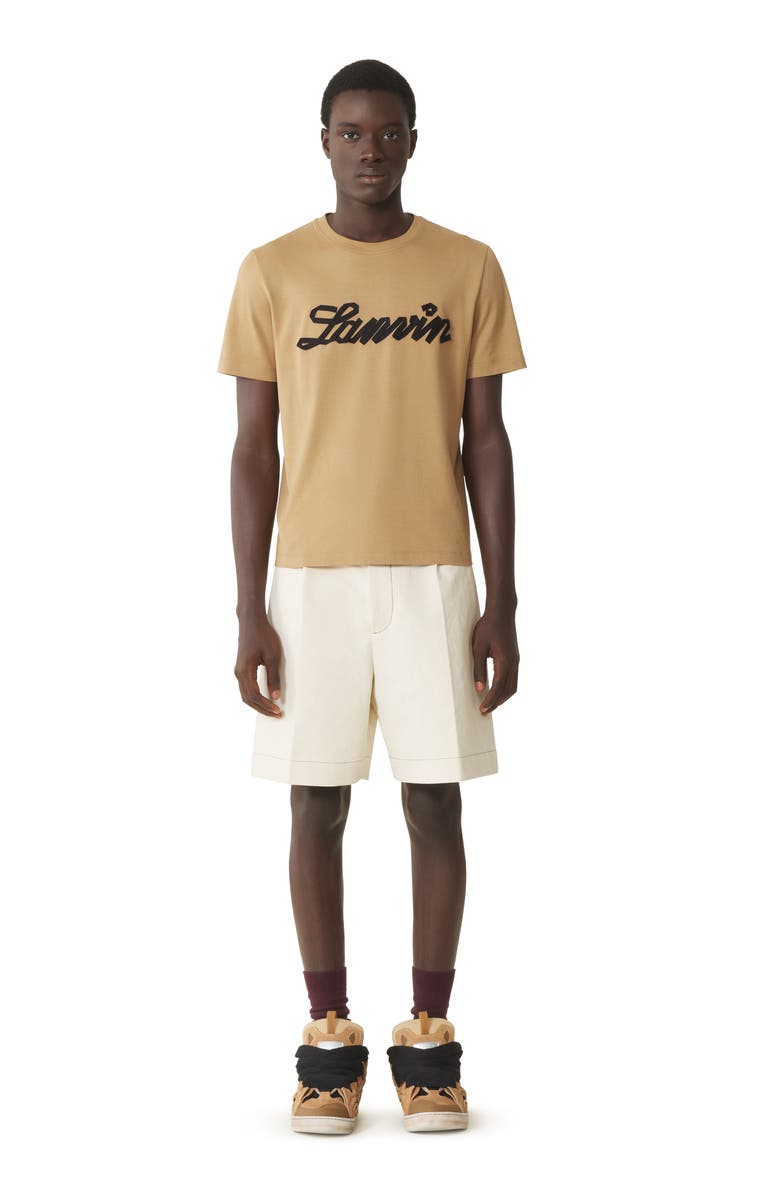Lanvin Ribbon T-Shirt, Main, color, Camel