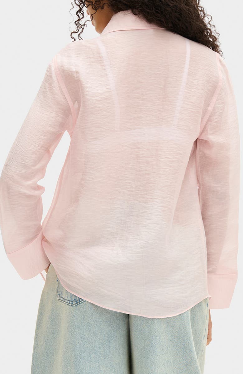 ALIGNE Cher Crinkle Shirt, Alternate, color, Pink
