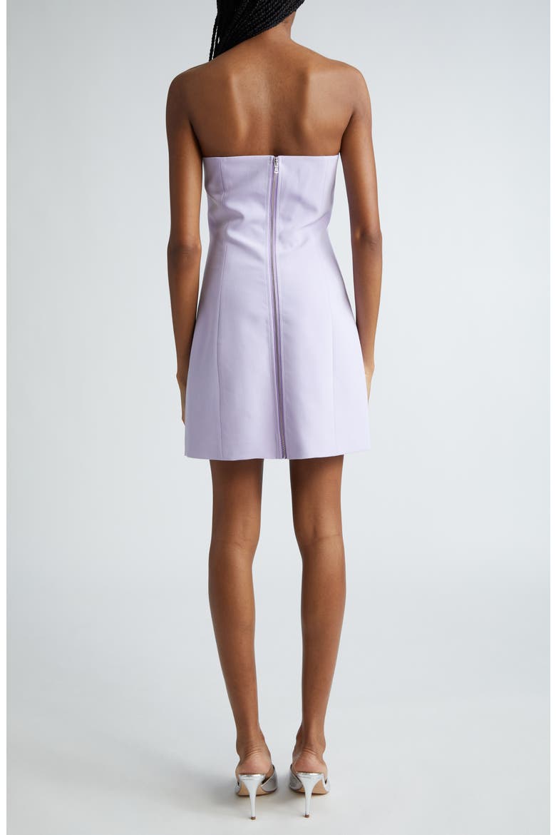 Felda Strapless Minidress, Alternate, color, PALE LILAC