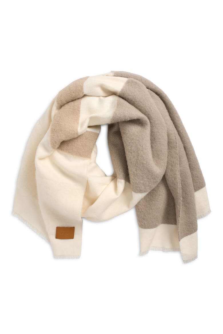 Stripe Scarf, Main, color, BEIGE