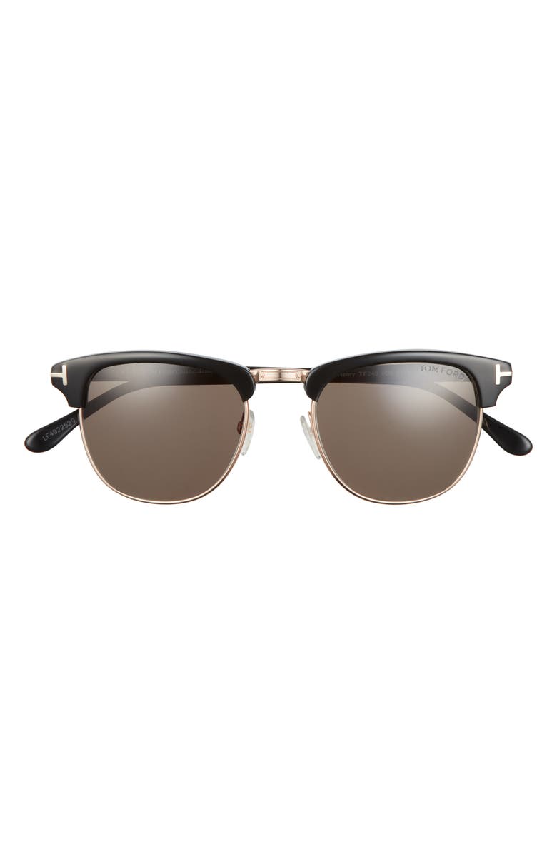 TOM FORD Henry 51mm Round Sunglasses, Main, color,