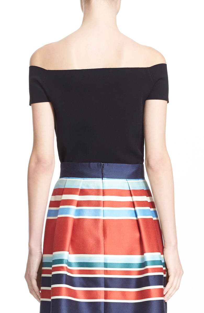 Nordstrom Signature and Caroline Issa 'Angel' Off the Shoulder Knit Top, Alternate, color, 
