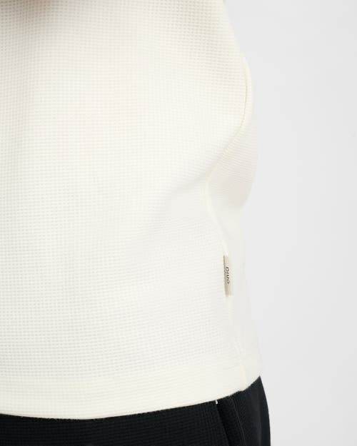 Onia Waffle Crewneck In White