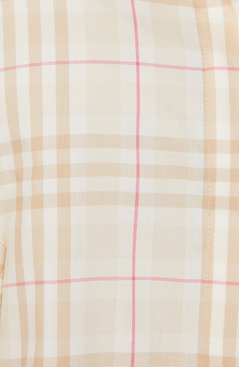 Foxcroft Cici Plaid Cotton Button-Up Tunic Shirt, Alternate, color, Birch Wood