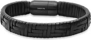 STEELTIME Men's Braided Leather Bracelet