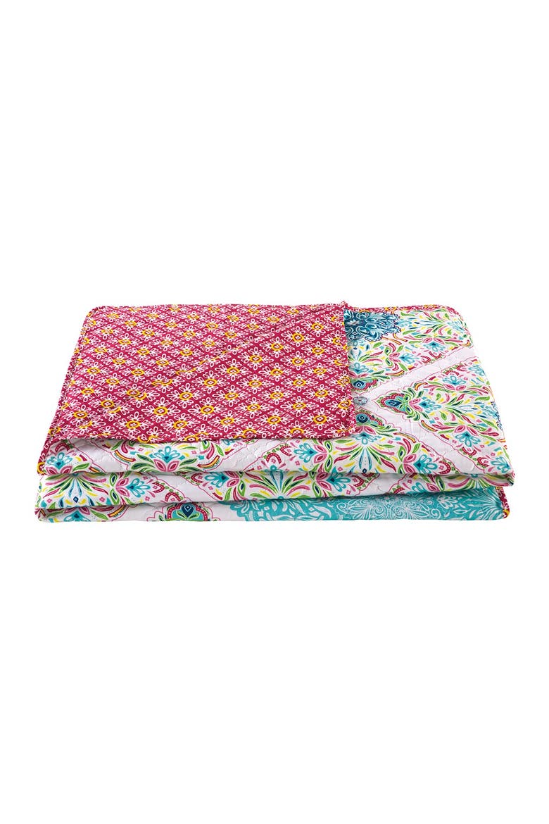 Windsor Reversible Medallion Quilt Set - King, Alternate, color, MULTI