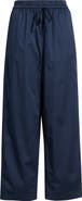 Caslon® Stretch Cotton Drawstring Ankle Pants