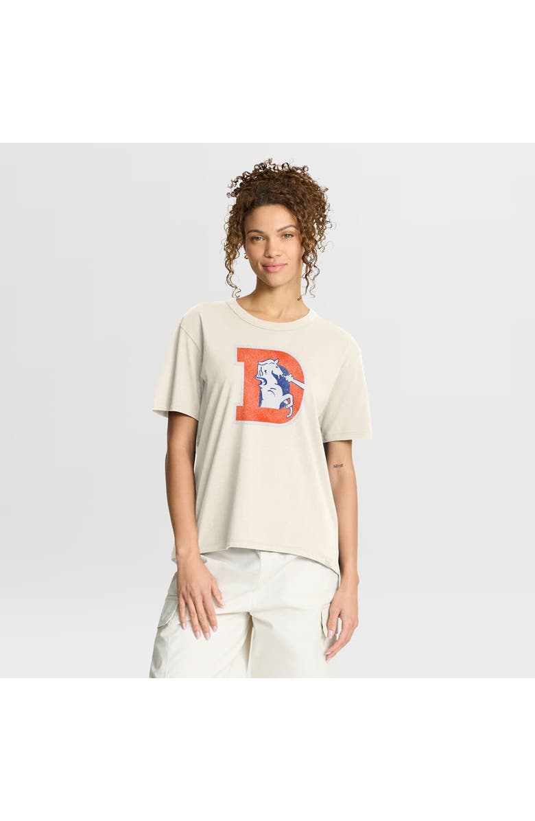 FANATICS Women's Fanatics Cream Denver Broncos Dove Legacy T-Shirt, Main, color, Cream