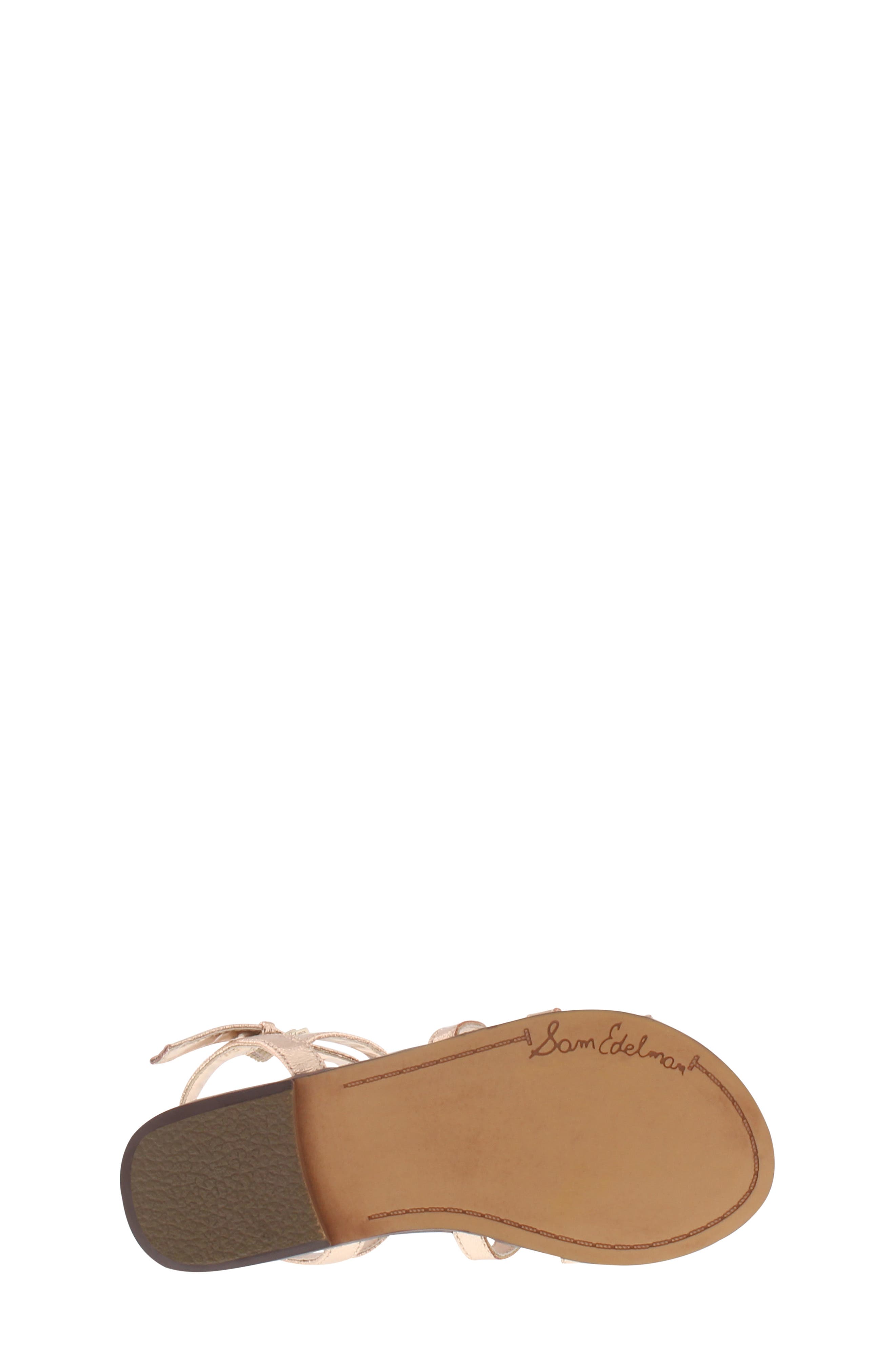 Gigi Cara Glitter Sandal, Alternate, color, ROSE GOLD
