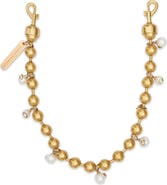 Rebecca Minkoff Evil Eye Faux Pearl Swag Bag Charm
