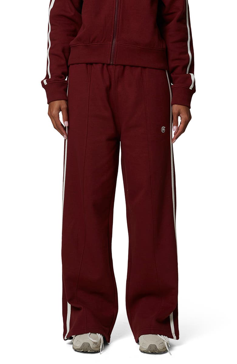 Good For Nothing Emblem Sport Tracksuit Joggers, Main, color, Burgundy
