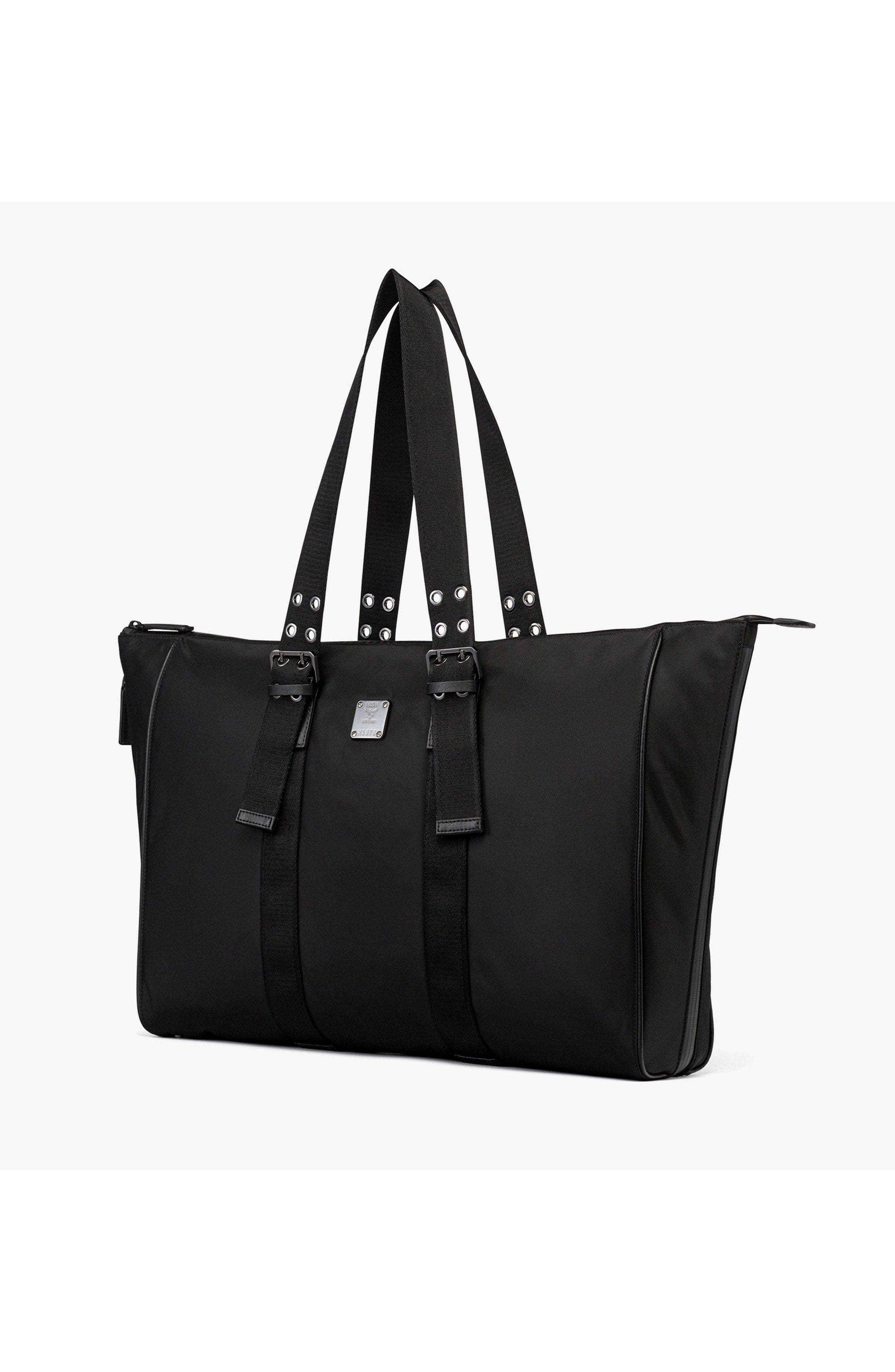 X-Large Aren Nova Tote in Monogram ECONYL®, Alternate, color, Black