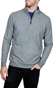 TailorByrd Quarter Zip Cozy Knit Pullover
