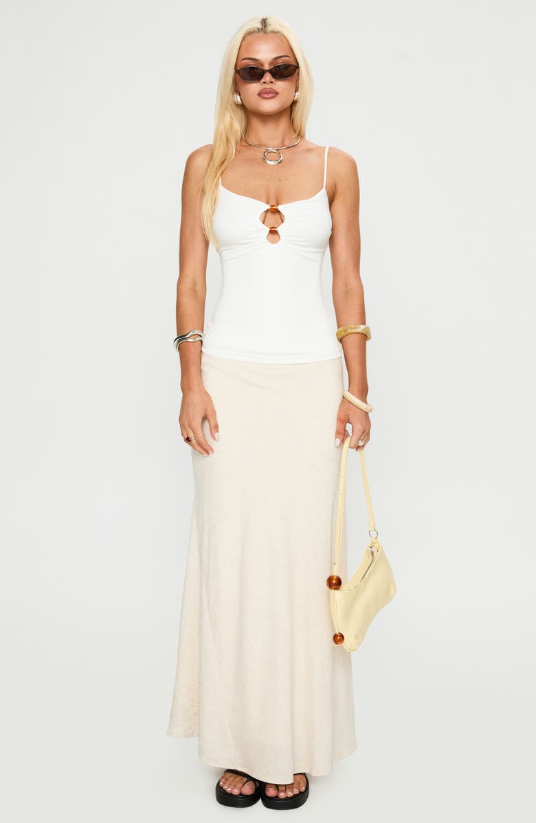 Princess Polly Bet You Wanna Beaded Camisole, Alternate, color, White