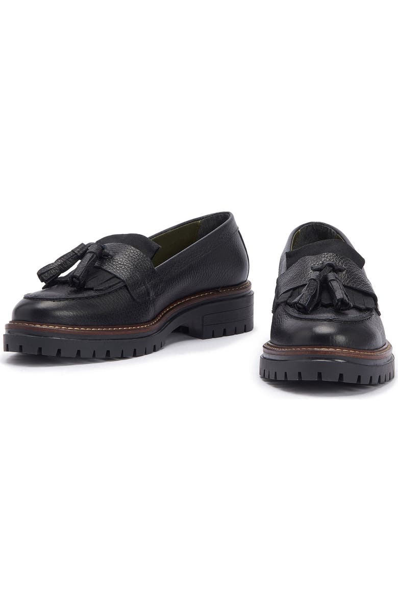 Barbour Dolores Tassel Fringe Loafer, Alternate, color,