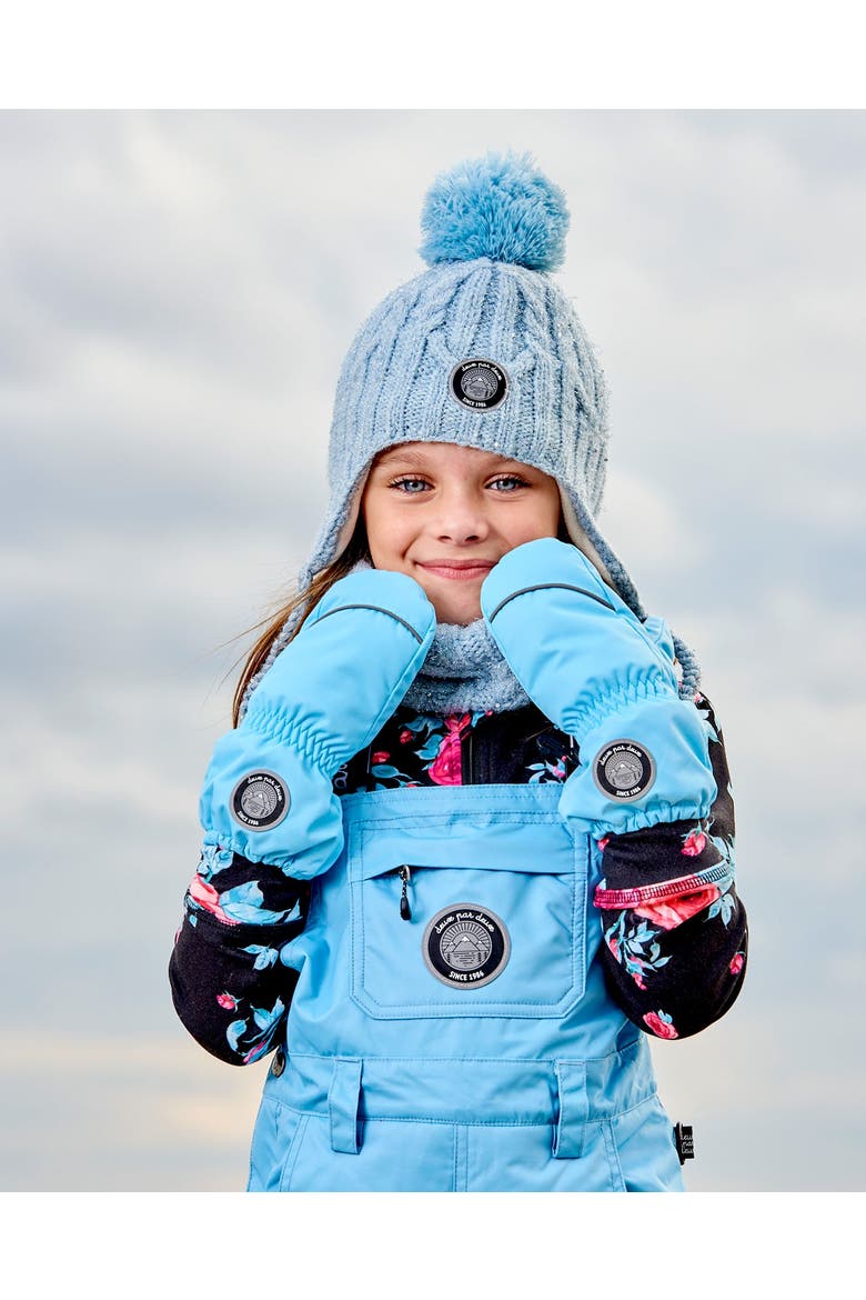 Girl's Knit Neckwarmer Air Blue, Alternate, color, Air Blue