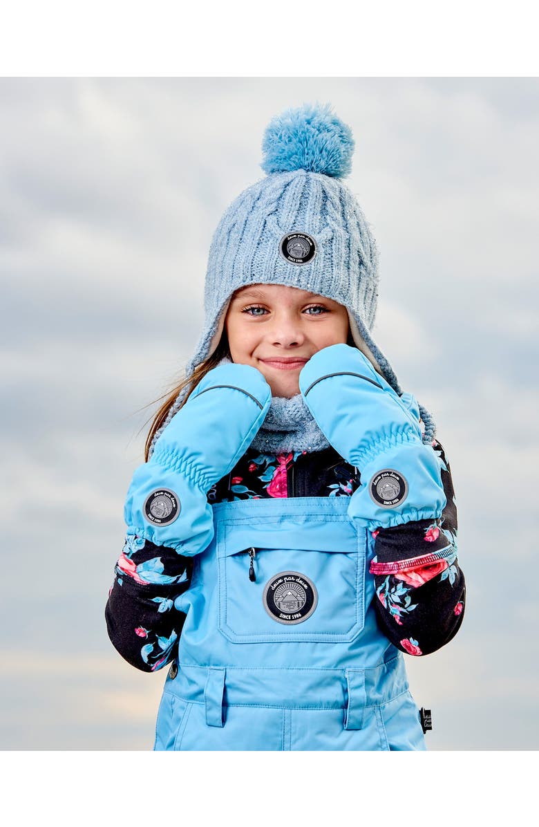 Deux par Deux Girl's Knit Neckwarmer Air Blue, Alternate, color,