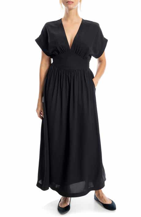 MAX STUDIO V-Neck Maxi Dress