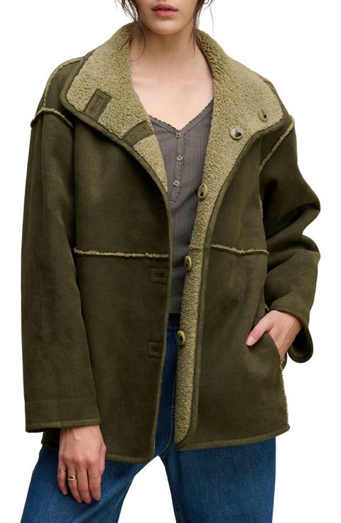 Shona Reversible Faux Shearling Jacket