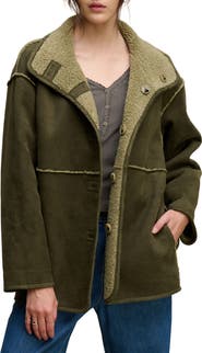 Velvet by Graham & Spencer Shona Reversible Faux Shearling Jacket