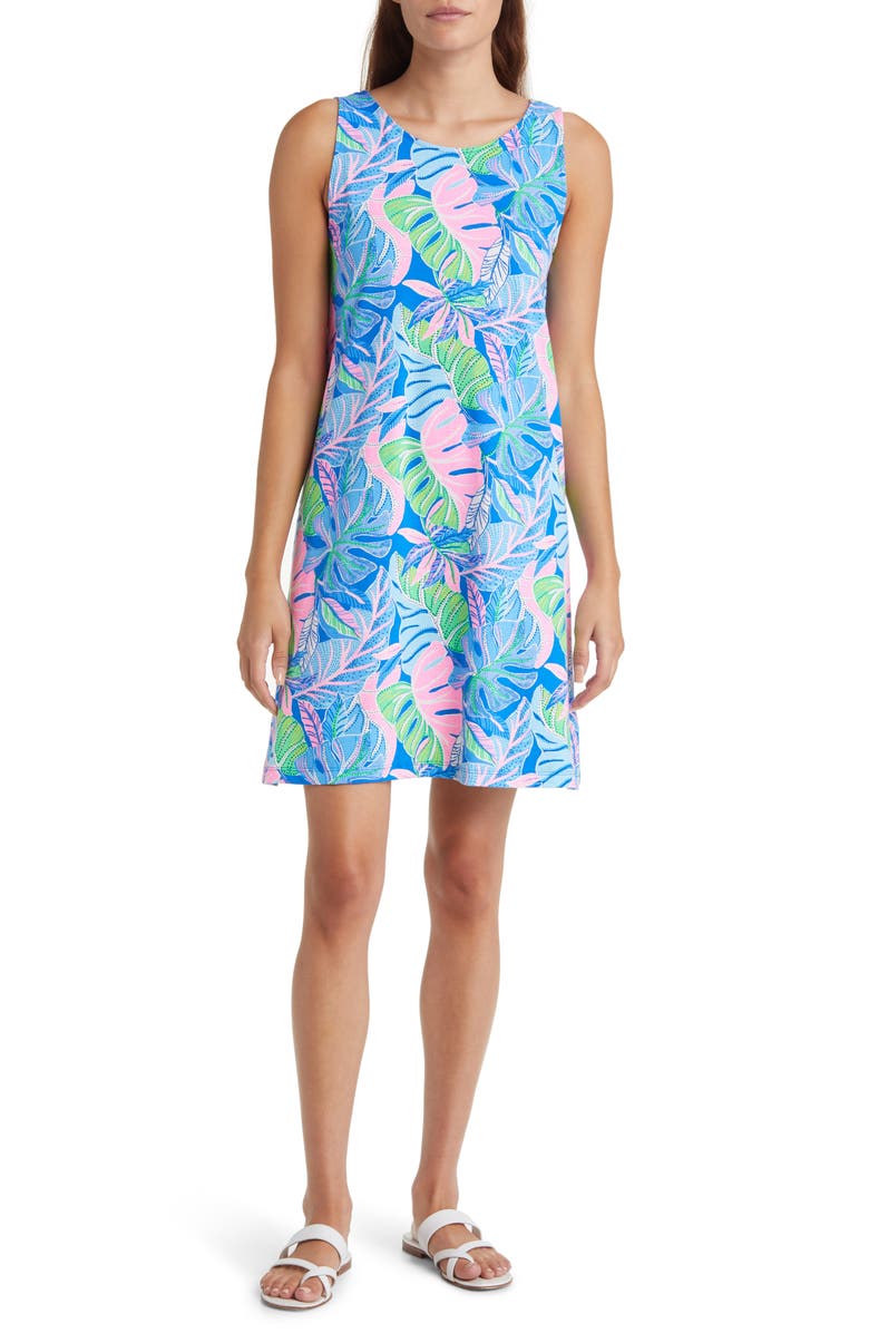 Lilly Pulitzer<sup>®</sup> Kristen Sleeveless Cotton Shift Dress, Main, color,