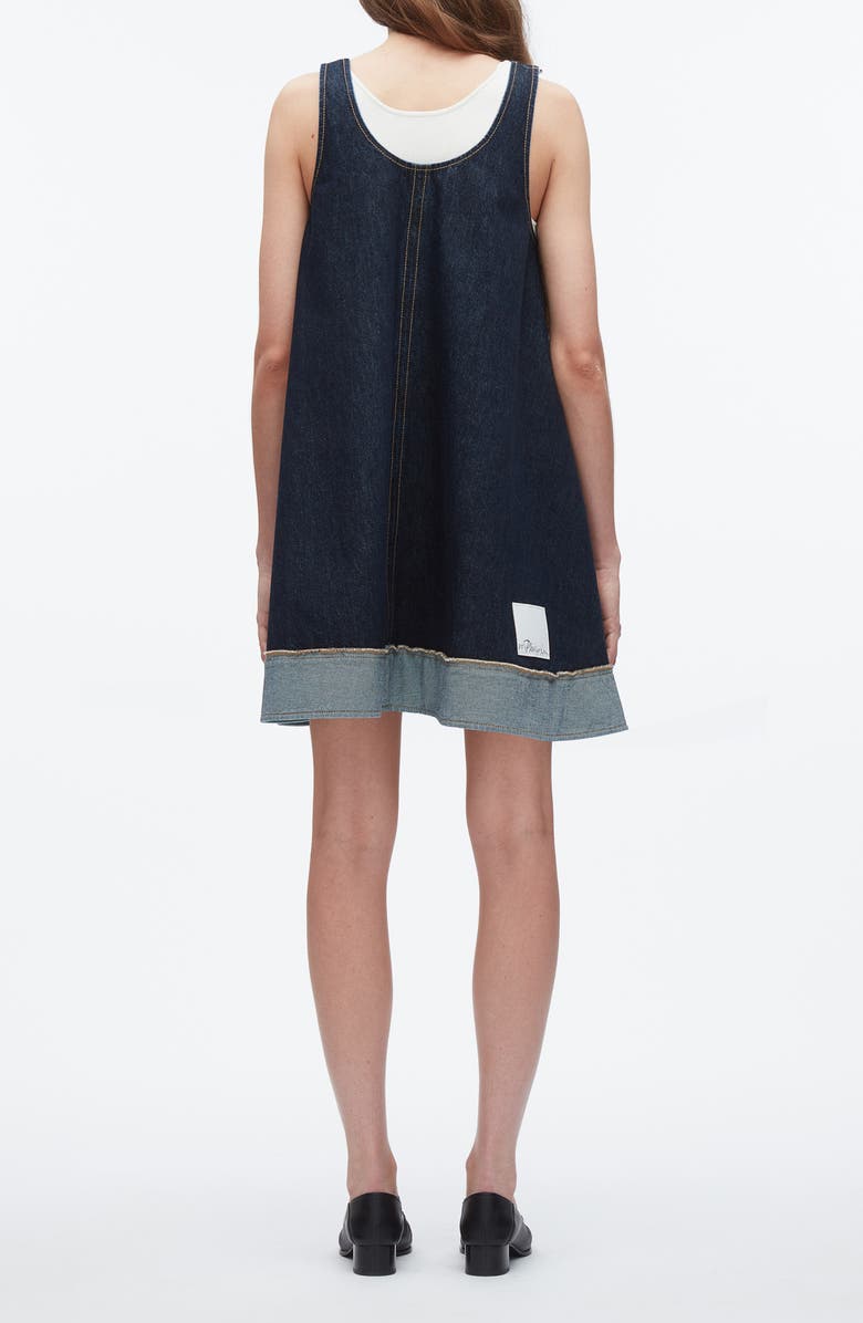 3.1 Phillip Lim Sleeveless Trapeze Minidress, Alternate, color, Dark Indigo