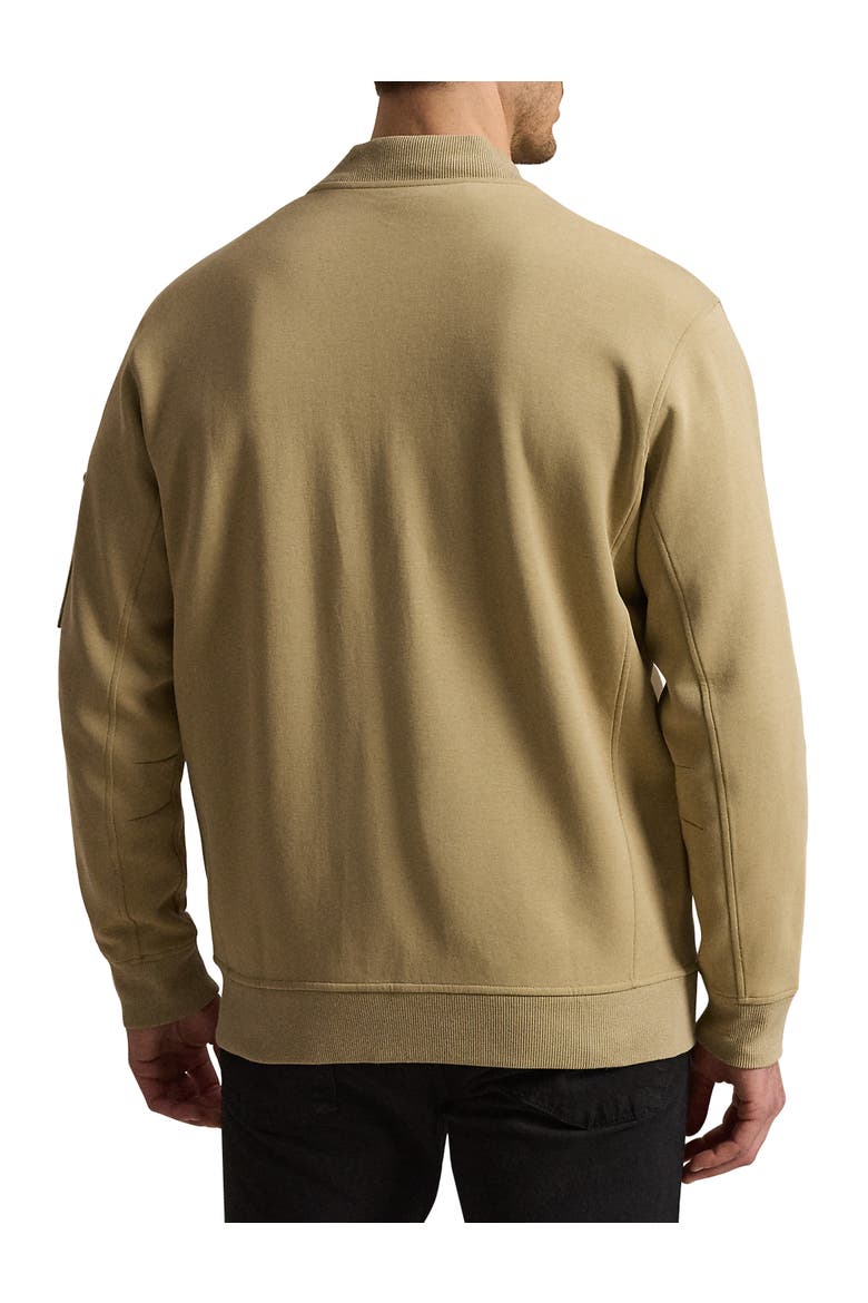Big & Tall Double-Knit Bomber Jacket, Alternate, color, SURREY TAN