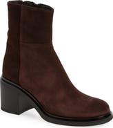 Cordani Brennen Genuine Suede Block Heel Bootie