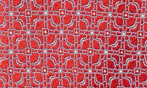 Eton Men's Floral Silk Tie In Red