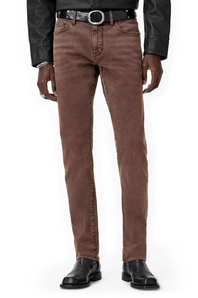 Slim Fit Jeans, Main, color, HAZELNUT