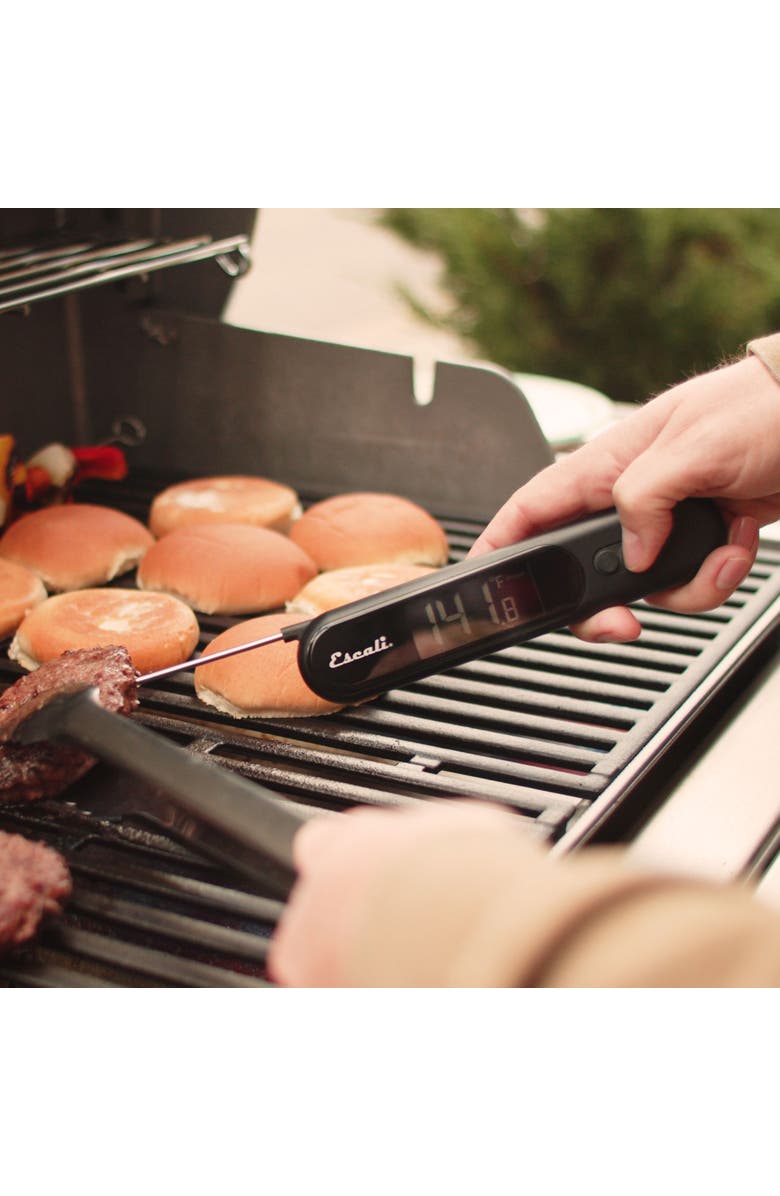 ESCALI Infrared Surface and Folding Probe Digital Thermometer, Alternate, color, Black