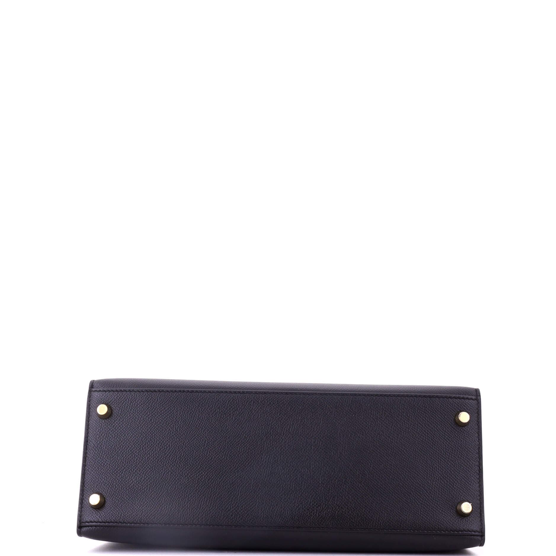 Kelly Handbag Black Epsom with Gold Hardware 28, Alternate, color, Black