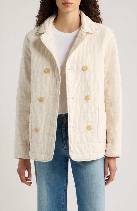 Belfast Quilted Peacoat Jacket