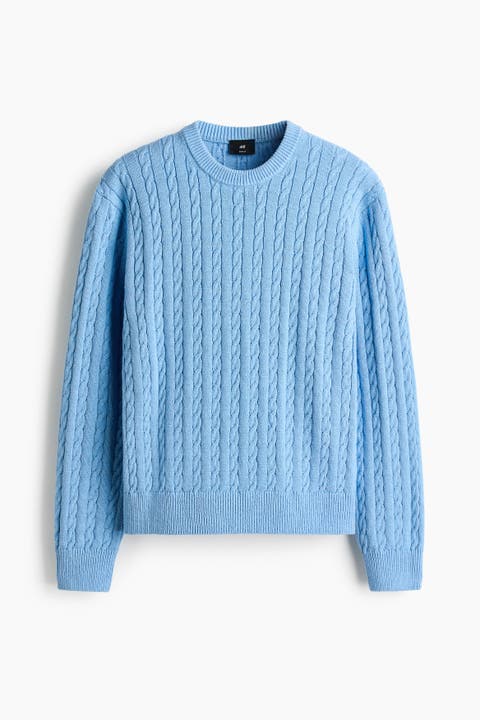 Regular Fit Cable-knit Jumper