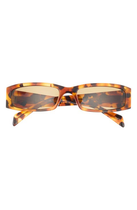 58mm Rectangular Sunglasses