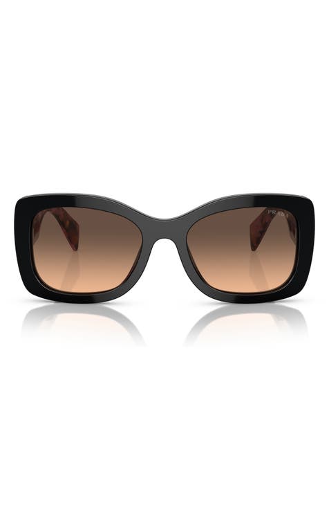 Prada oval cat eye sunglasses deals