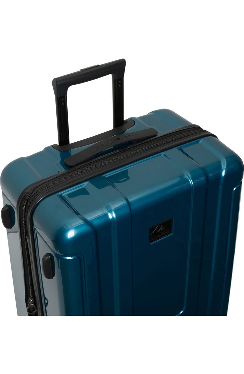 Quiksilver Malibu Suitcases PC Hardside Expandable Luggage with Spinner Wheels, 3-Piece Set, Alternate, color, Whale Blue