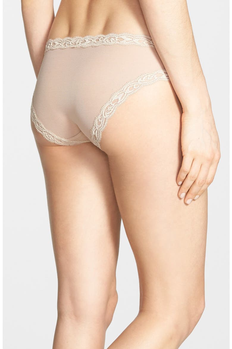 Feathers Hipster Briefs, Alternate, color, CAFE