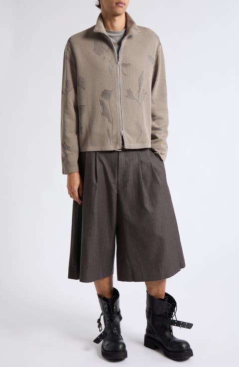Shrunken Full Zip Sweatshirt