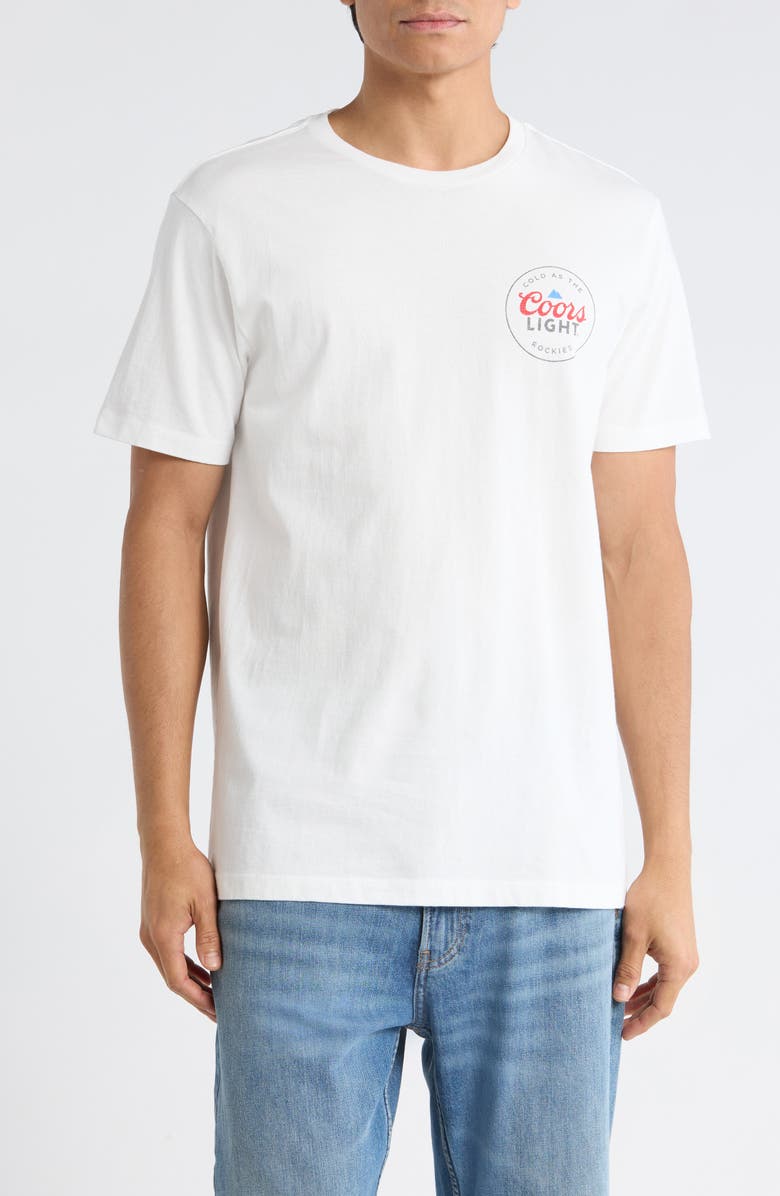 The Forecast Agency Field Beer Graphic T-Shirt, Main, color, Ivory