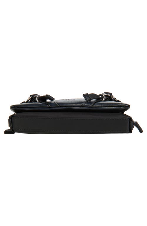 Givenchy Voyou Skinny Leather Crossbody Bag In Black
