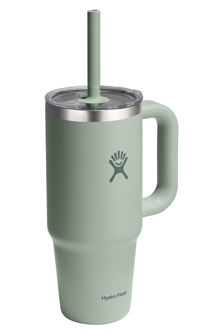 24-Ounce Clear Lid Travel Tumbler, Alternate, color, AGAVE